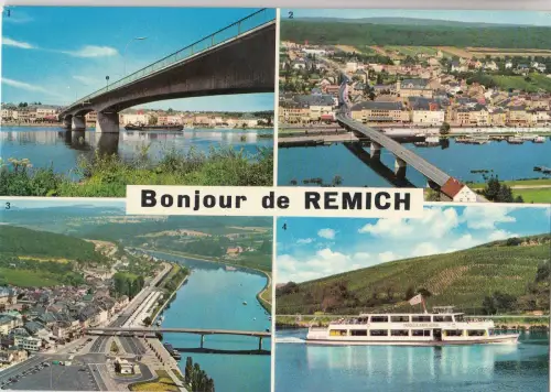 BF24197 Remich Schiff Luxemburg Vorder-/Rückbild