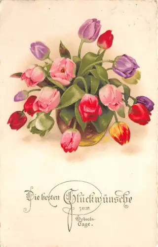 BG8850 Blume Geburtstagsgrüße Germany