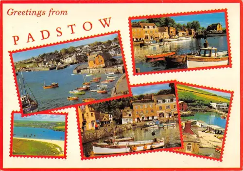 B97384 greetings from padstow uk