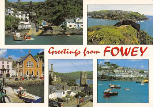 BR91860 Grüße aus Fowey UK