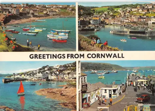 BR89165 greetings from cornwall ship bateaux uk