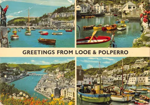 B99823 Grüße aus Looe und Polperro UK