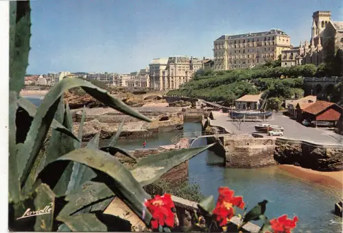 BF14129 le port des pecheurs biarritz Frankreich Vorder-/Rückbild