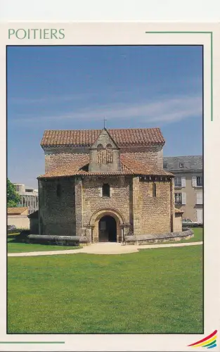 BF12843 poitiers baptistere st jean IV france front/back image