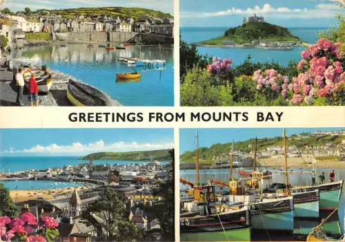 BR89263 Grüße aus Mounts Bay Cornwall UK