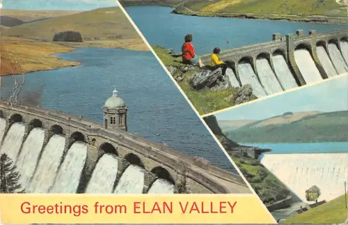 BR77528 Grüße aus Elan Valley Wales 14x9cm