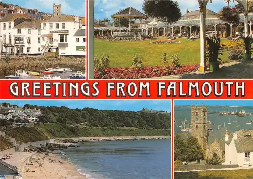 B96853 greetings from falmouth uk