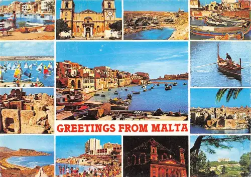 BG35438 Grüße von der Sonneninsel Malta