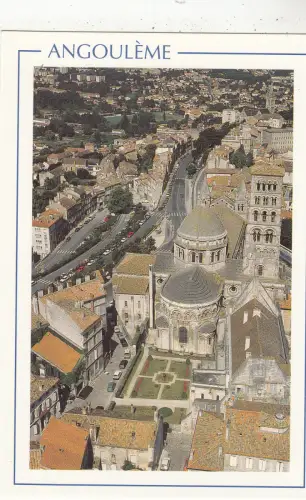 BF22408 angouleme 16 la catehrale st pierre france front/back image