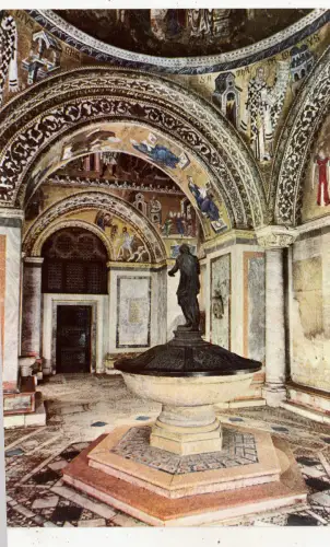 BF14999 venezia interno della basilica di s marco italy front/back image