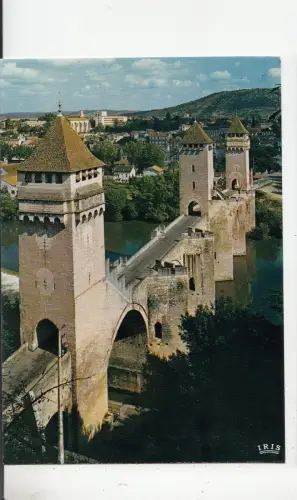 BF31579 cahors en quercy le pont valentre france front/back image
