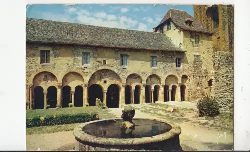 BF24348 conques en rouergue aveyron le cloitre de l ab france front/back image