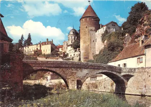 BF19587 le pont sur l armancon semur en auxois c d or france front/back image