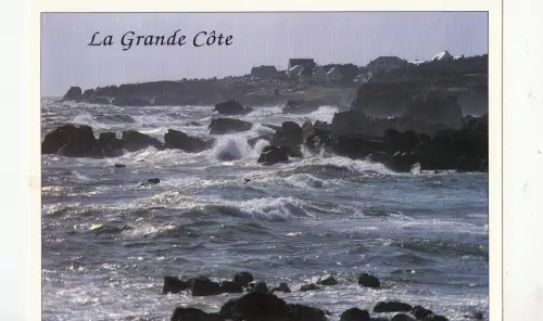 BF13045 la grande cote batz sur mer le croisac france front/back image