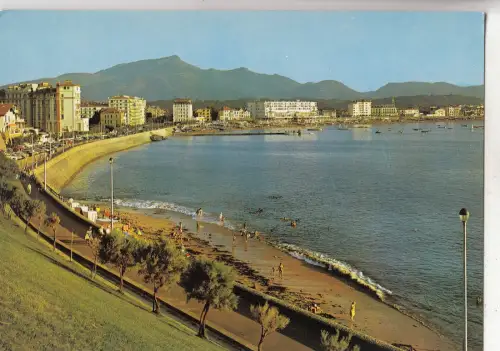BF31873 la cote basque la baie de st jena de luz france front/back image