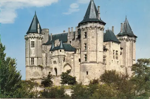BF15720 le chateau saumur m et l france front/back image