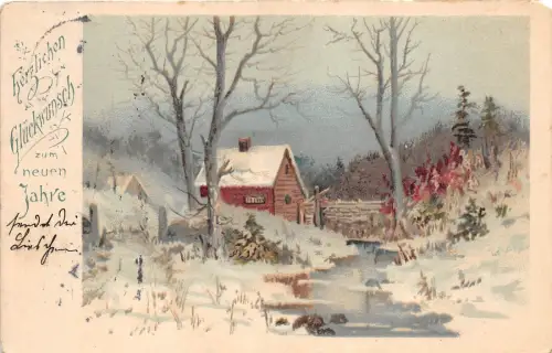 BG3827 Neujahr Neujahr Landschaft Deutschland Grüße