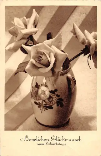 BG4386 Geburtstag Blume Rose Germany Grüße