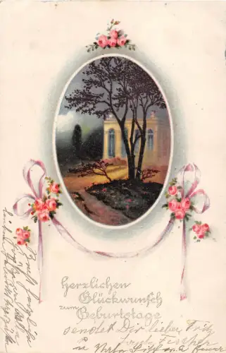 BG4812 Geburtstag Blume Deutschland Grüße