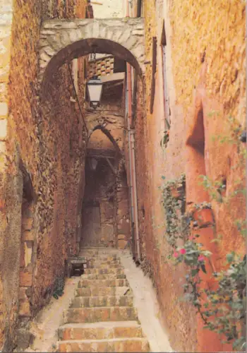 BF20397 roussillon vaucluse vieille rue france front/back image