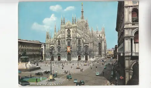 BF29083 piazza duomo milano italy front/back image