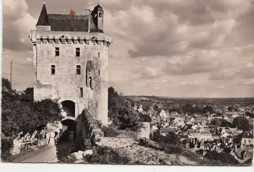 BF13170 le chateau de chinon la tour de l horloge france front/back image