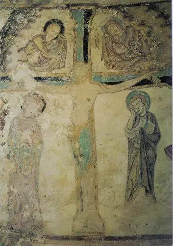 BF15460 st jaques des guerets pres montoire peinture france front/back image