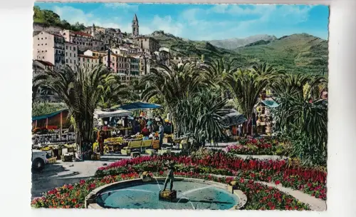 BF23089 ventimiglia visione citta vecchia ai giardini italy front/back image