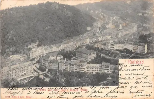 B64738 Karlsbad Blick von der Franz Josets Hohe Tschechien