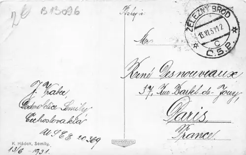 B13096 Tschechische Riegrova Stezka