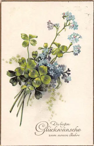 BG4307 Clower Lily Neujahr Neujahr Deutschland Grüße