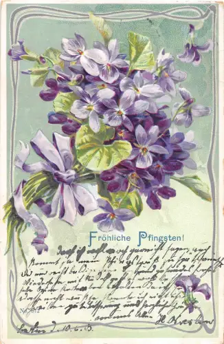 BG4268 Pfingsten Pfingsten Lilie Blume Deutschland Grüße