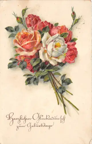 BG3994 Rose Geburtstag Blume Germany Grüße