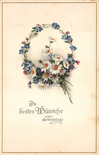 BG3808 Geburtstag Blume Lilie Deutschland Grüße