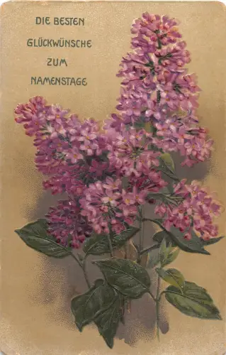 BG4458 namenstage Geburtstag Namenstag geprägt Lilie Deutschland Grüße