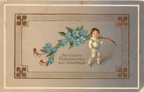 BG4475 Geburtstag Junge Lily Germany Grüße