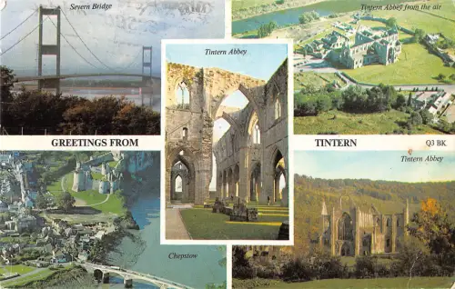 uk8742 greetings from tintern wales uk