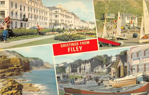 uk7696 greetings from filey uk