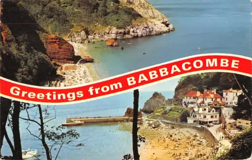 uk7317 greetings from babbacombe uk
