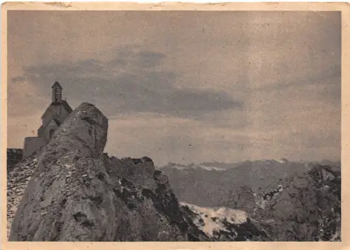 B37216 Das Wendelsteinkirchlein Lichtbild Lotte Trampler Germany