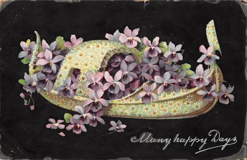 B98033 many happy days flower greetings uk