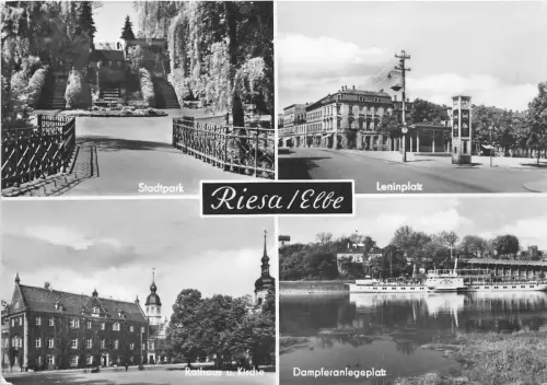 B62869 Riesa Elbe Multiviews Germany