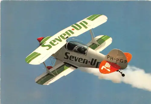 B71643 Seven Uo PH-PGP Werbung Werbung Publicite Flugzeug Avion Deutschland