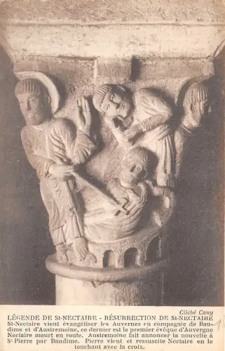 BF34984 legende de st nectaire resurre klischee cany skulptur art front/back scan