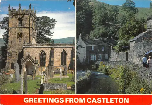 uk46395 greetings from castleton uk