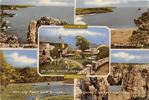 uk47675 greetings from bosherston wales uk