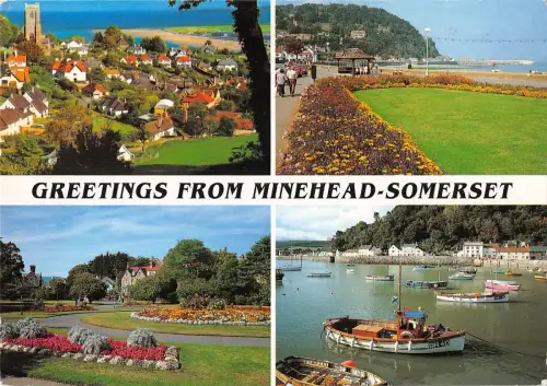 uk35363 greetings from minehead somerset uk