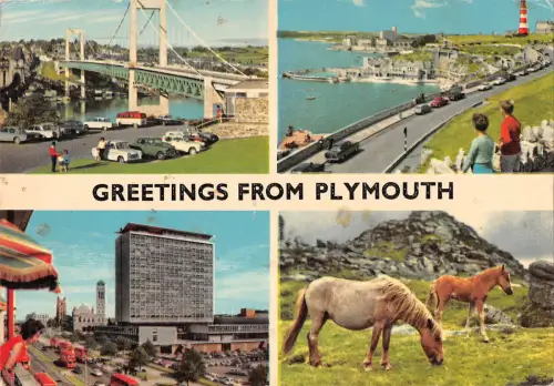 uk34501 greetings from plymouth uk
