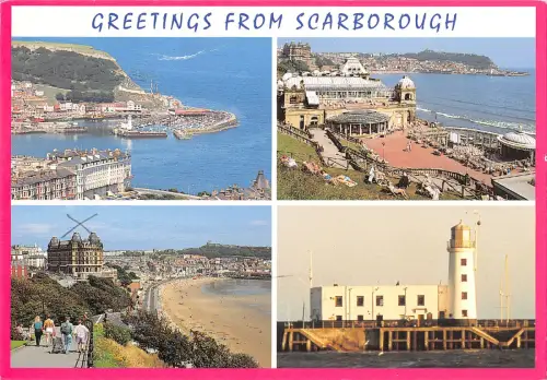 uk34575 greetings from scarborough uk