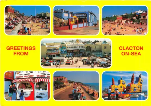 uk44249 greetings from clacton on sea uk